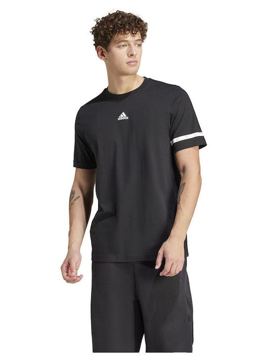 Adidas M Ανδρικό T-shirt Κοντομάνικο Μαύρο