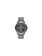 Armani Exchange Uhr Chronograph Batterie mit Gray Metallarmband