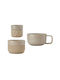 La Cafetière Set of Cups Coffee Porcelain Brown 380ml 3pcs