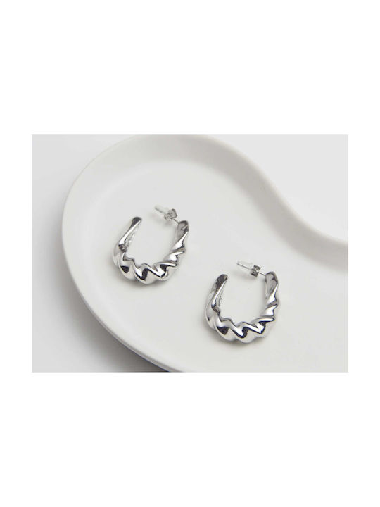 Earrings Hoops made of Steel