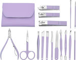 Gepard Manicure / Pedicure Set 42069-PURPLE