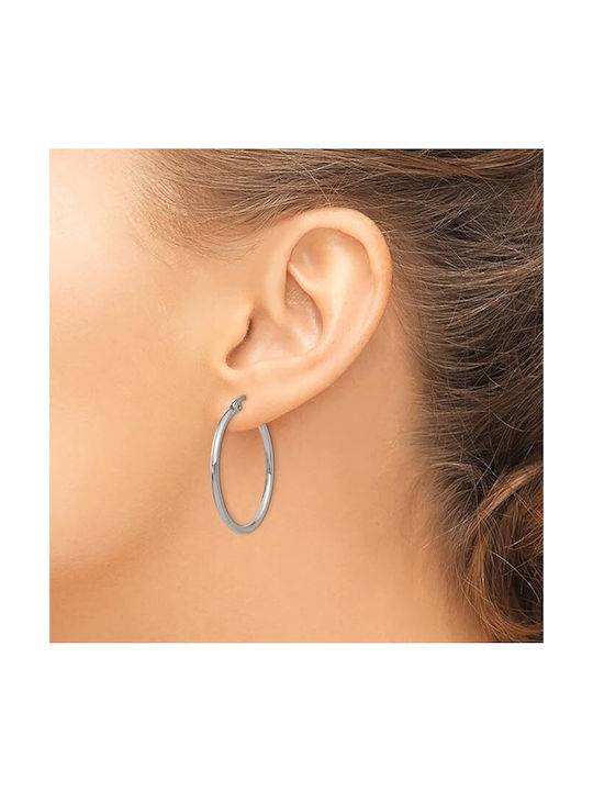 Earrings Hoops made of Steel