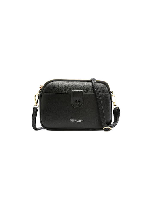 Pierre Loues Din piele Geantă de damă Crossbody Neagră