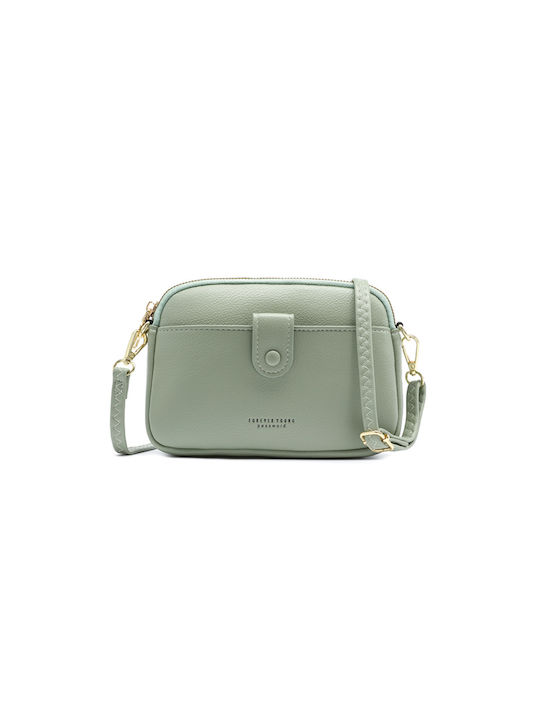 Pierre Loues Din piele Geantă de damă Crossbody Verde