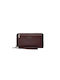 Pierre Loues Small Women's Wallet Coins Burgundy