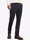 Herrenhosen Chinos Schlank Passform Navy