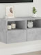 TV-Möbel Hölzernes Gray L60xB30xH30cm