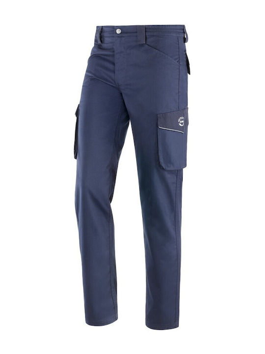 Neri Work Trousers Blue