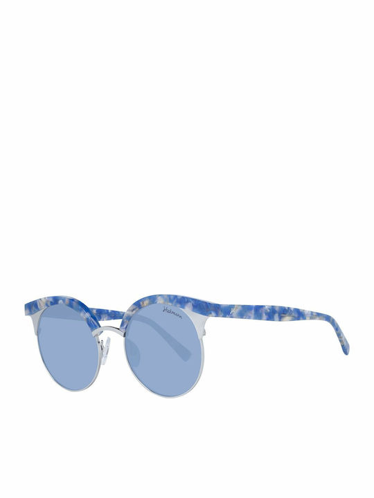 Ana Hickmann Men's Sunglasses with Blue Tartaruga Frame and Blue Gradient Lens HI3050 G21