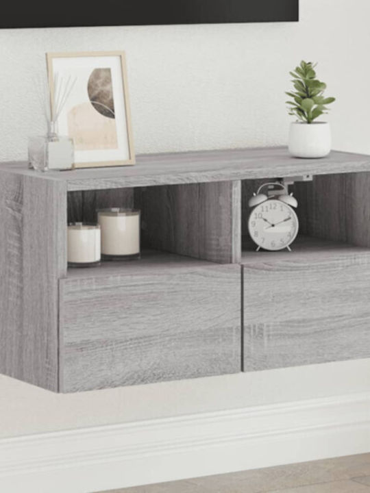 TV Stand Grey Sonoma L60xW30xH30cm