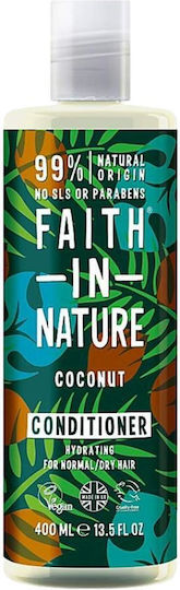 Faith in Nature Conditioner Hydration for Dry Hair With Organic Coconut Oil 400ml