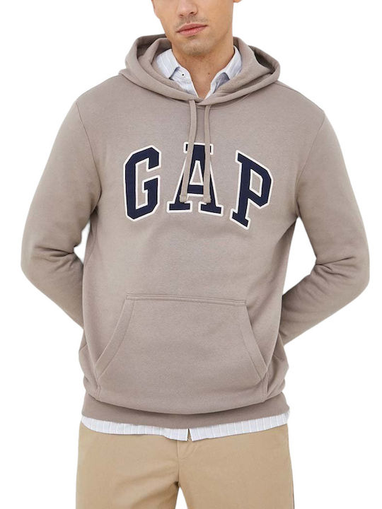 GAP Sweatshirt mit Kapuze Braun