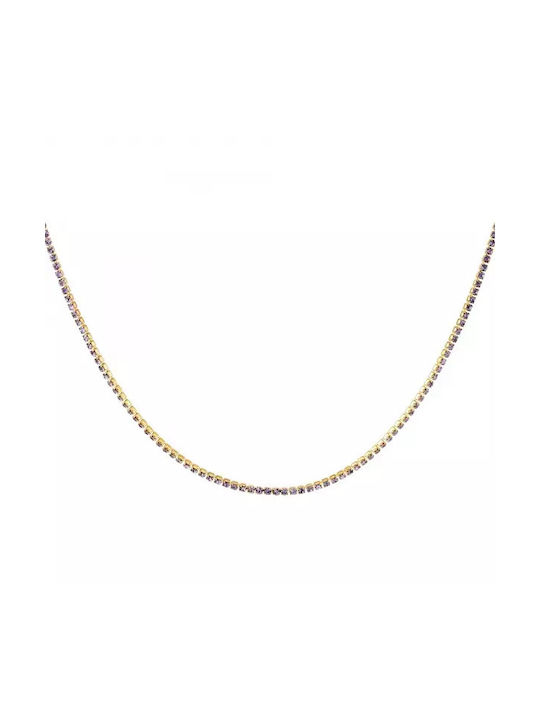 Necklace from Gold Plated Steel