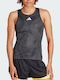 Adidas Γυναικεία Αθλητική Μπλούζα Αμάνικη με Διαφάνεια Πολύχρωμη