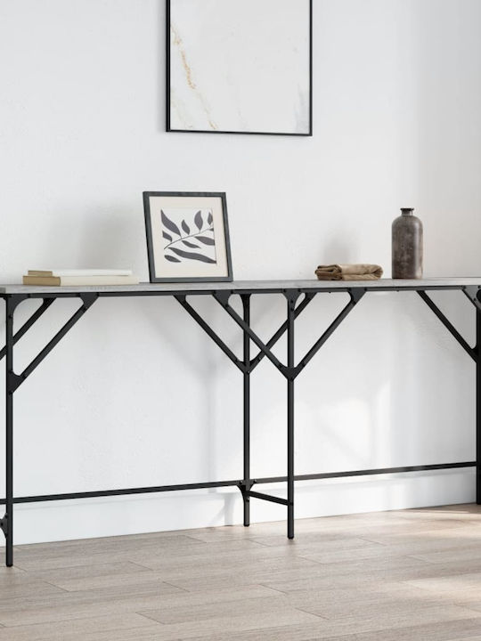 Κονσόλα από Ξύλο & Μέταλλο Γκρι Sonoma Μ180xΠ29...