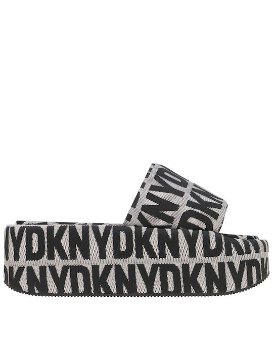DKNY Дамски сандали Платформи в Черно Цвят