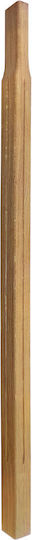 Kazantzidis Wooden Furniture Leg Suitable for Table / Coffee Table 4.5x4.5x110cm Brown