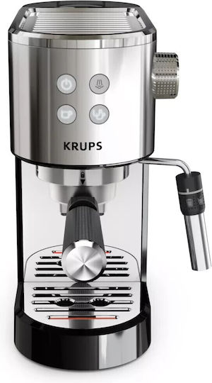 Krups Virtuoso Espressomaschine 1350W Druckreiniger 15bar Silber XP440C