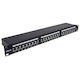 Intellinet Panou Patch Ecranat pentru Rack 1U 24 Porturi cat6a Negru