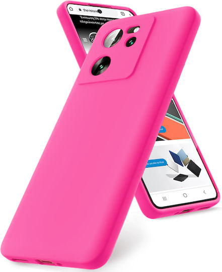 Orso Rubber Silk Back Cover Silicone Fuchsia (Redmi 13C 4G / Poco C65 4G)