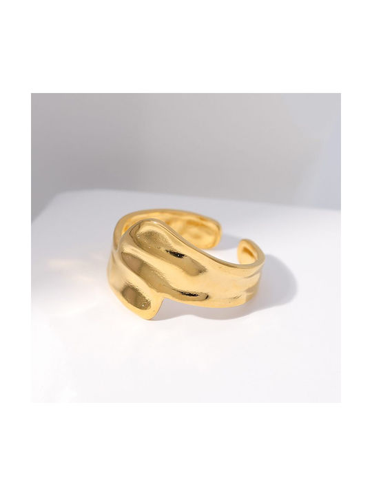 Women's Ring from Steel Gold Plated