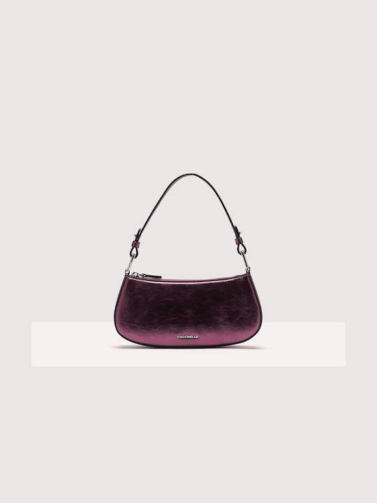Coccinelle Leather Women's Bag Shoulder Purple