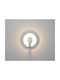 Luma Modern Lamp Wall with Integrated LED and Warm White Light 18x18cm