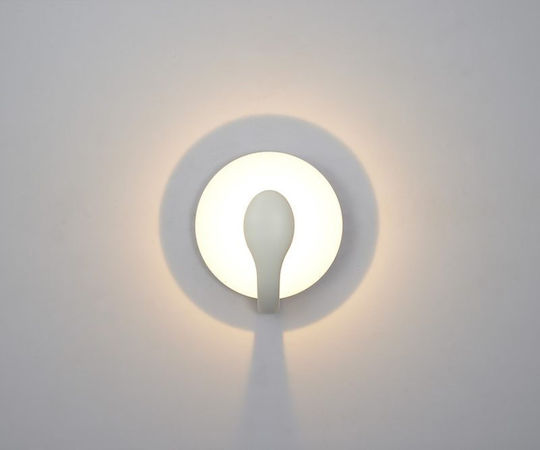 Luma Modern Lumină de Perete cu LED Integrat și Lumină Alb Cald 18x18cm