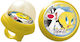Looney Tunes Παιδικό Κουδούνι Ποδηλάτου Κίτρινο