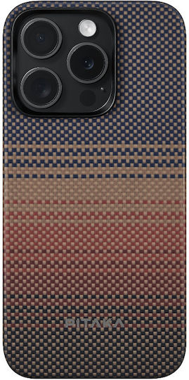 Pitaka Magez 5 Back Cover Aramid Fiber 1.05mm Sunset (iPhone 15 Pro)