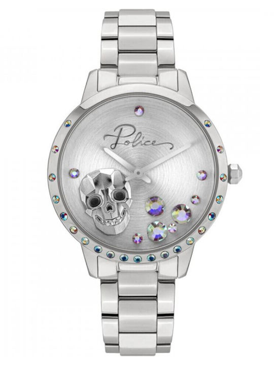 Police Women's Watch with Silver Metal Bracelet