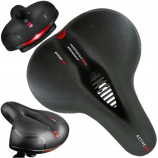 Aria Trade Black Bicycle Saddle