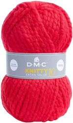 DMC Knitty 10 Acrilyc Червена 82м 100гр