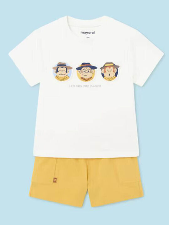Mayoral Комплект Лято 2бр Yellow Explorers