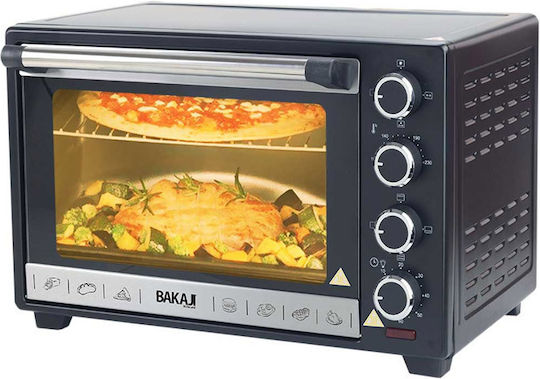 Bakaji Ηλεκτρικό Φουρνάκι 48lt Χωρίς Εστίες Μαύρο