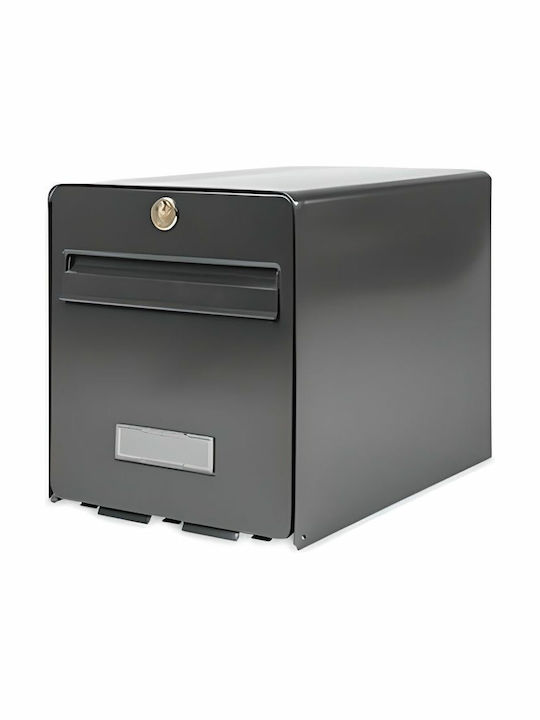 Burg-Wachter Outdoor Mailbox Metallic in Gray Color