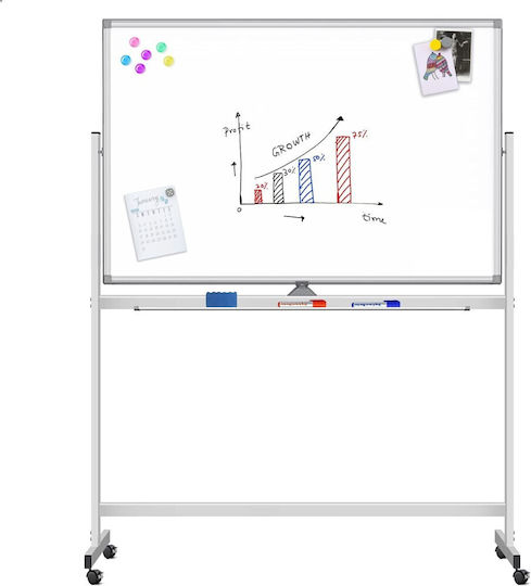 Techly Magnetic Tablă marker Agățat 90x120cm