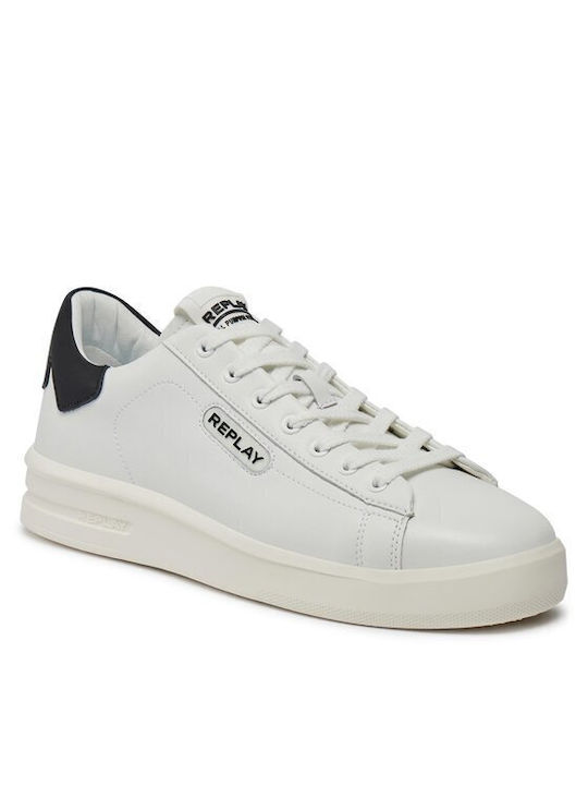 Replay Herren Sneakers White Black