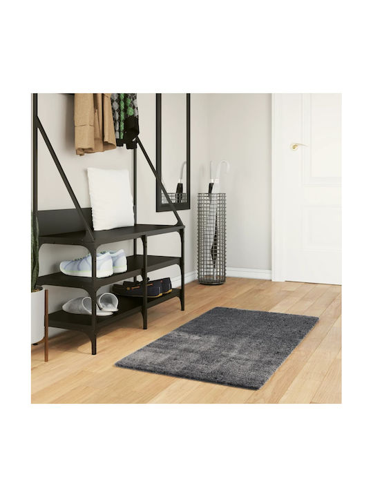 vidaXL Anti-slip Rug Rectangular Charcoal