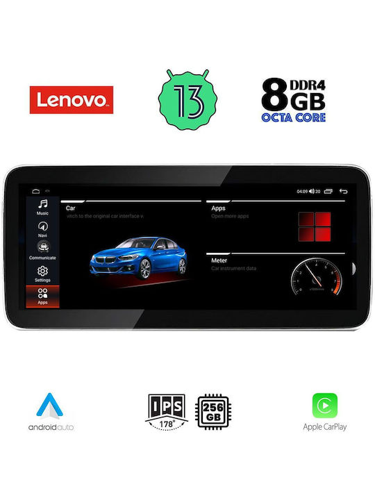 Lenovo Sistem Audio Auto pentru BMW X5 (E70) 2010-2013 (Bluetooth/USB/AUX/WiFi/GPS/Apple-Carplay/Android-Auto) cu Ecran Tactil 12.3"