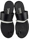 Women's Flat Sandals in Black Color