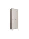 Dulap Metalic cu 2 Dulapuri Gri 66x36x180cm