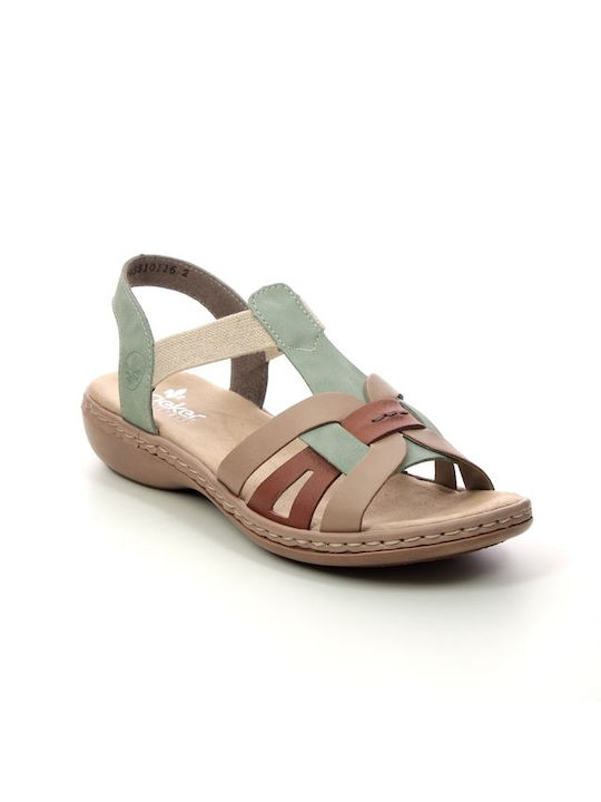 Rieker Damen Flache Sandalen