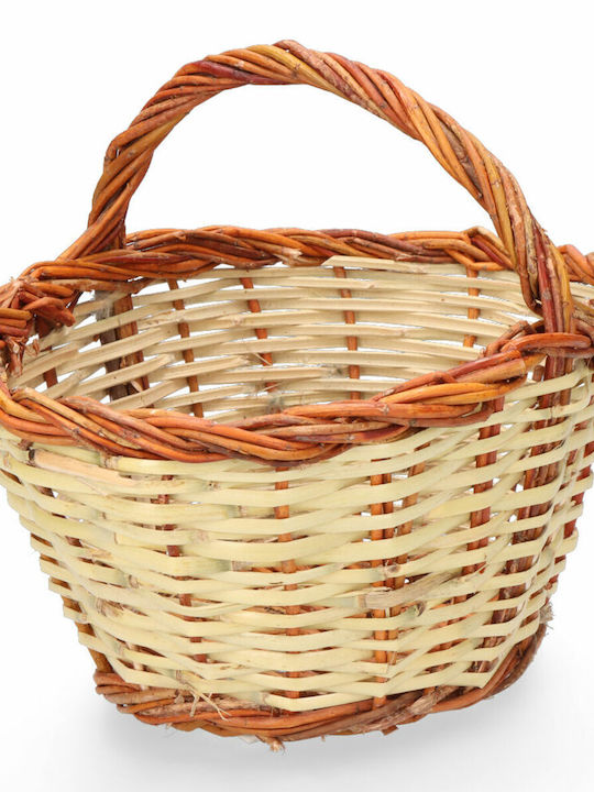 Decorative Basket Wicker with Handles 30x22x15cm EDM Grupo