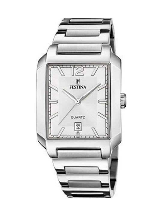 Festina Ceas Barbati 40.5mm Baterie Cu Brățară ...