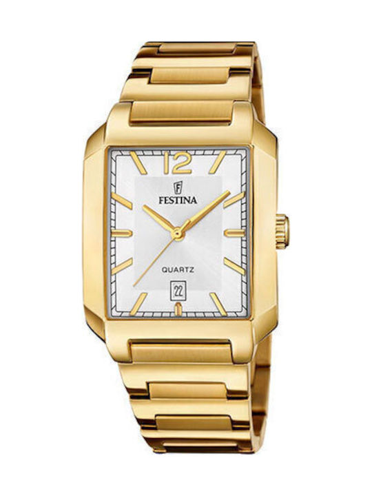 Festina Men's Watch 36mm Battery with Gold Meta...
