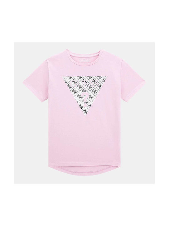 Guess Kids' T-shirt Pink