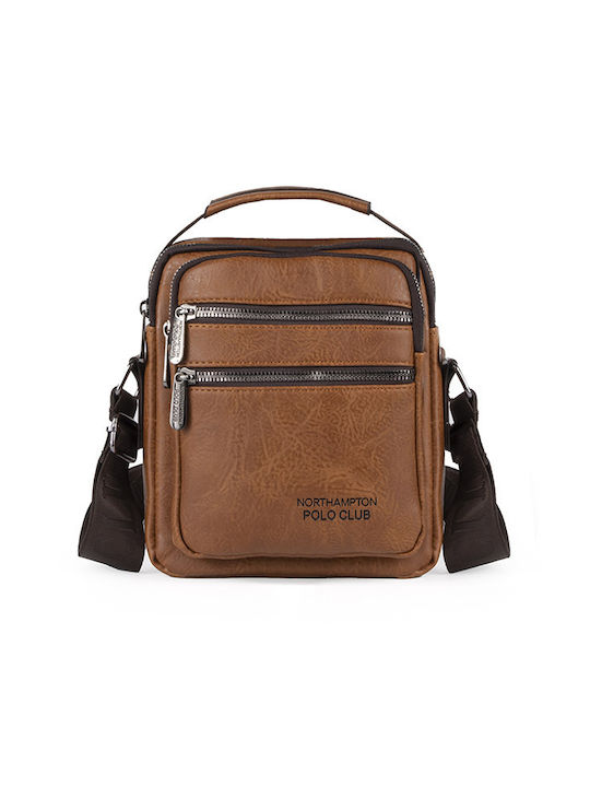 Polo Club Men's Bag Shoulder / Crossbody Light Brown