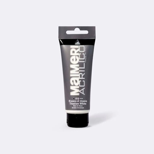 Maimeri Ακρυλικό Χρώμα Ζωγραφικής Titanium White 75ml