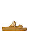 Arizona Eva Flip Flops in Sandal Style in Gold Colour